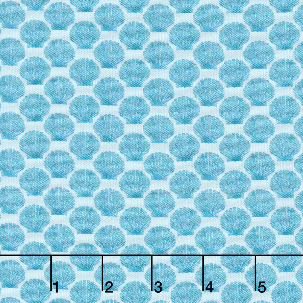 Ocean Life - Shell Aqua Yardage