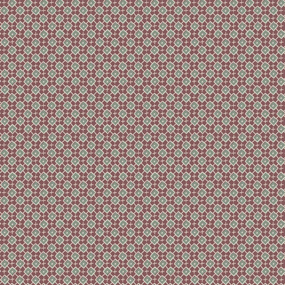 Henry Glass Fabric FOULARD, 2899-58 Raisin, from Market Garden Collection by Anni Downs