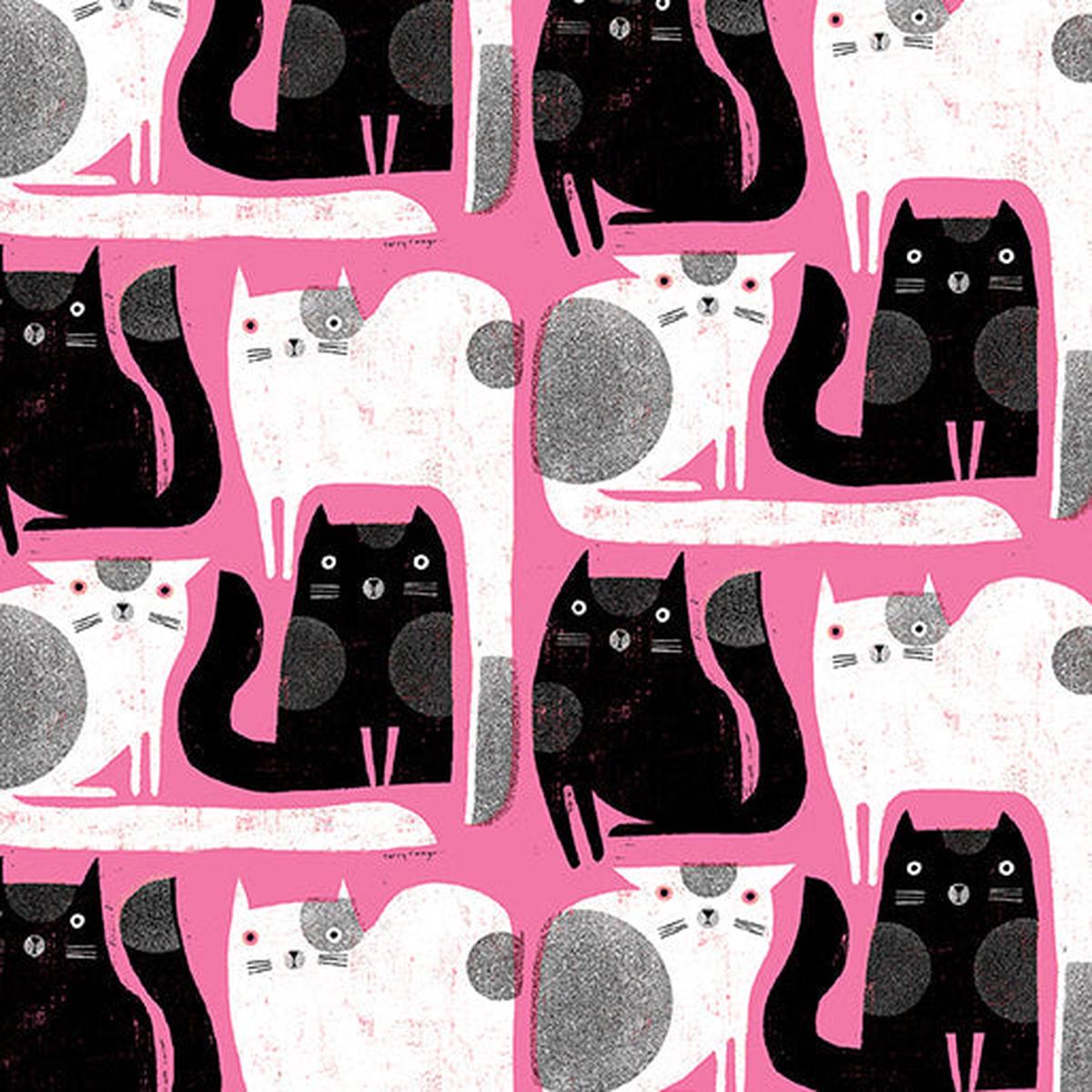 PurrFect Cats Puzzle Cats Fuchsia