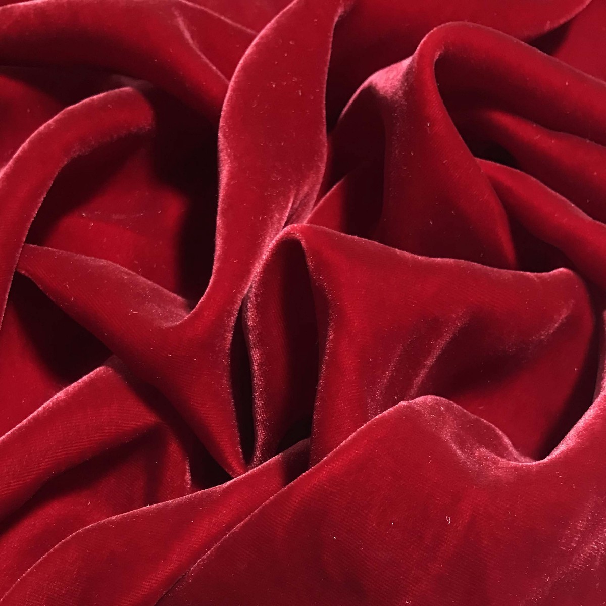 Christmas Red - Silk Velvet