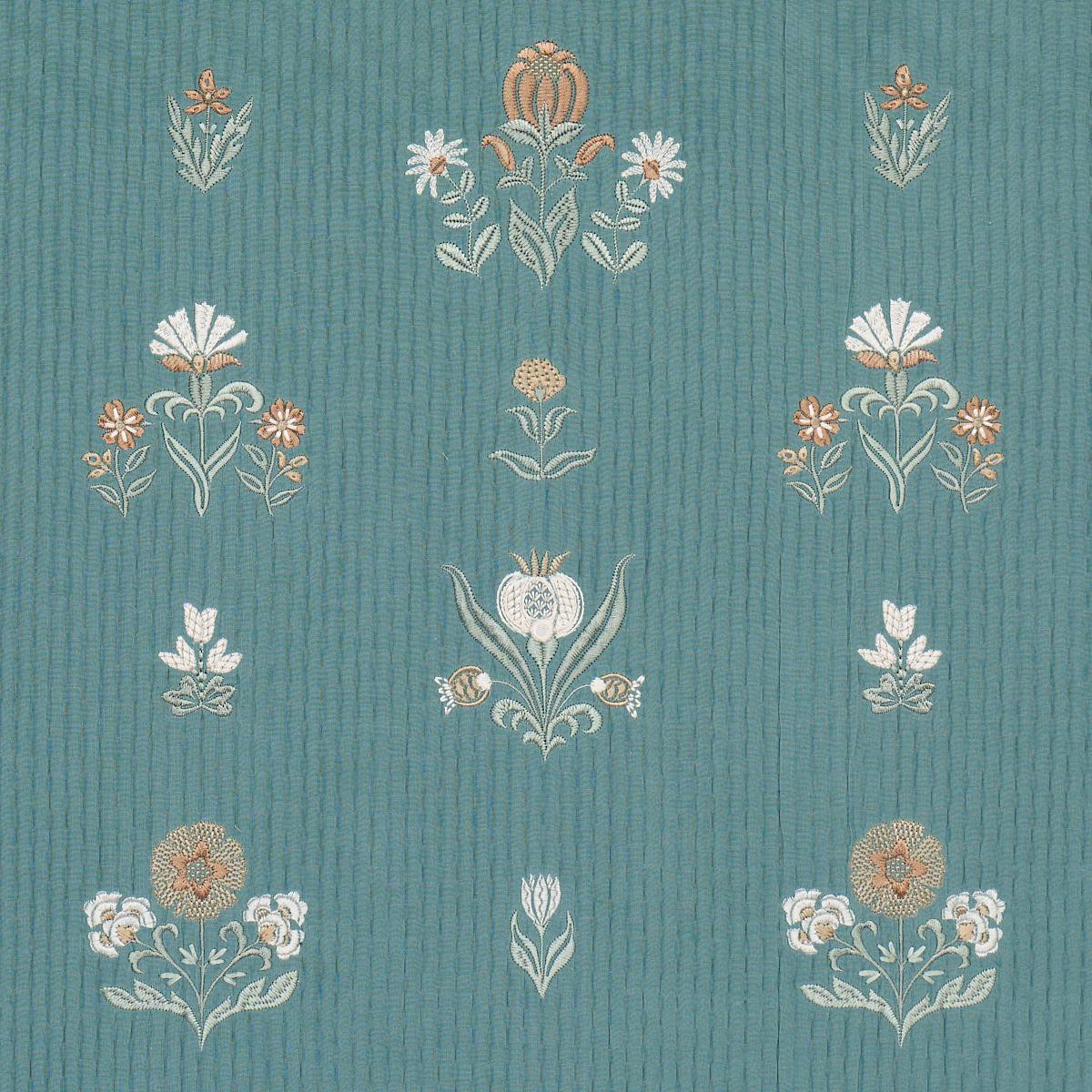 ELMSLIE EMBROIDERY TEAL