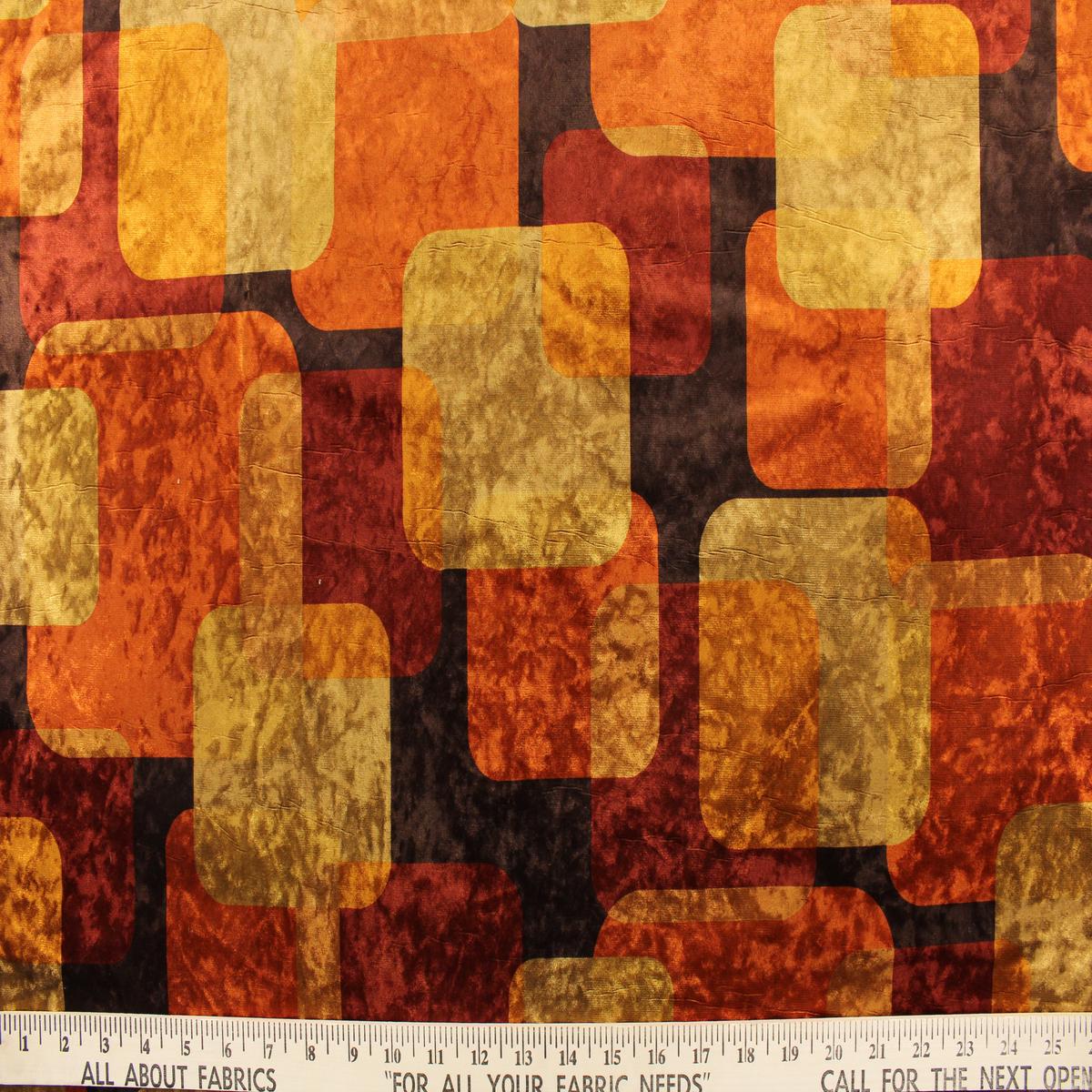 Printed Velvet Reflections in Fall