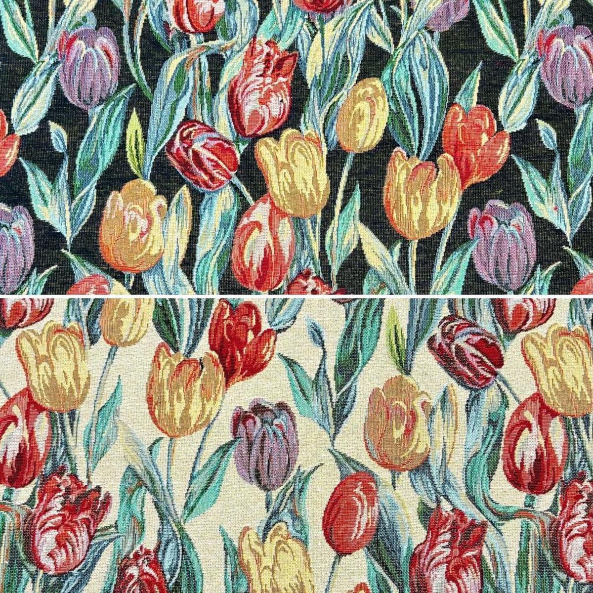 Tulip Garden Tapestry Fabric