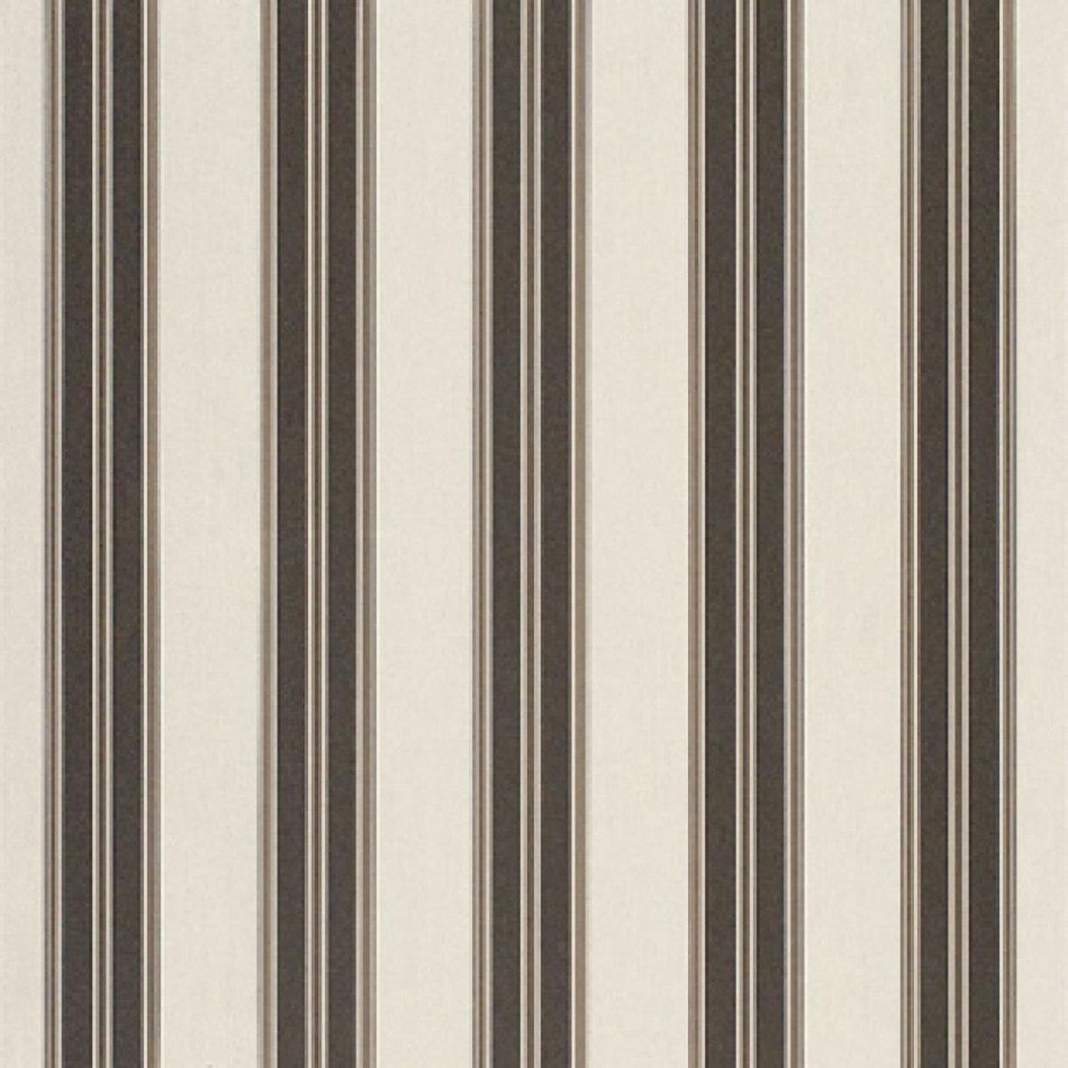 46" Sunbrella 4946-0000 Black/Taupe Fancy Awning/Marine Fabric