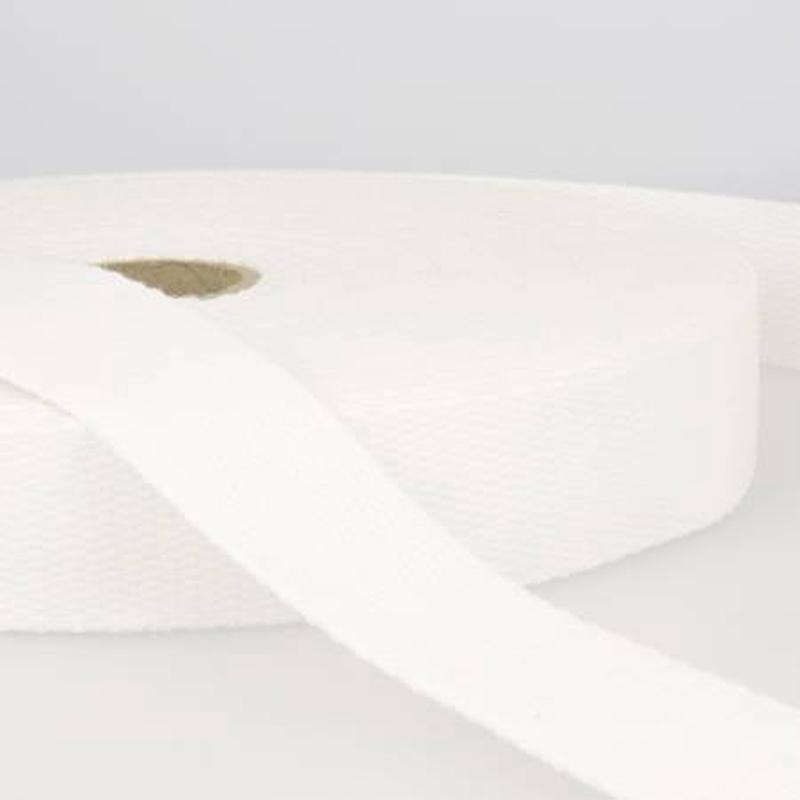 Cotton Webbing 40mm wide White