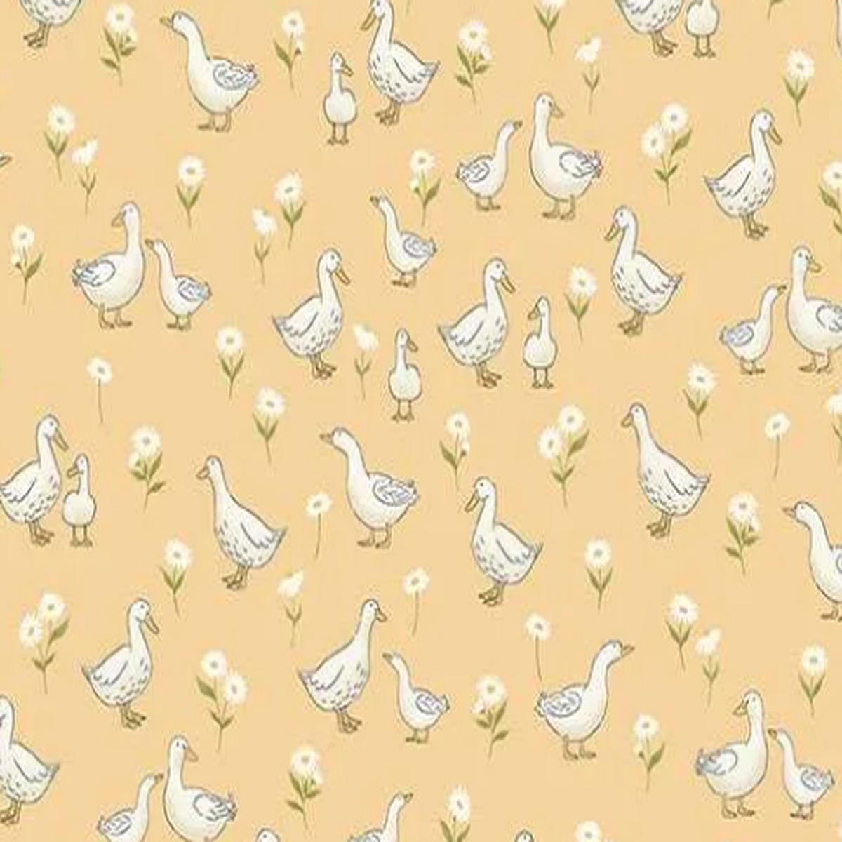 Makower UK - 190Y Ducks Yellow