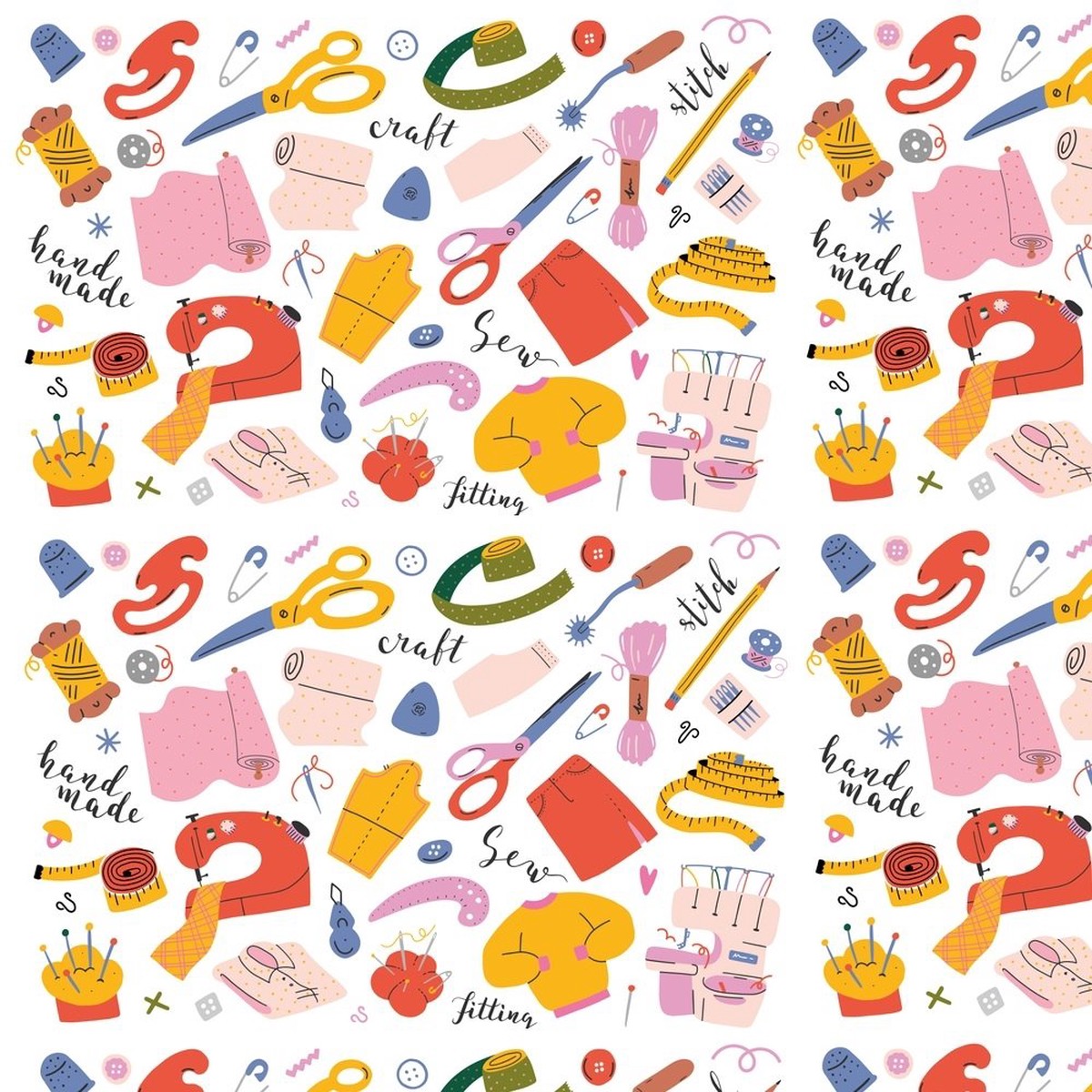 Sewing Love Fabric