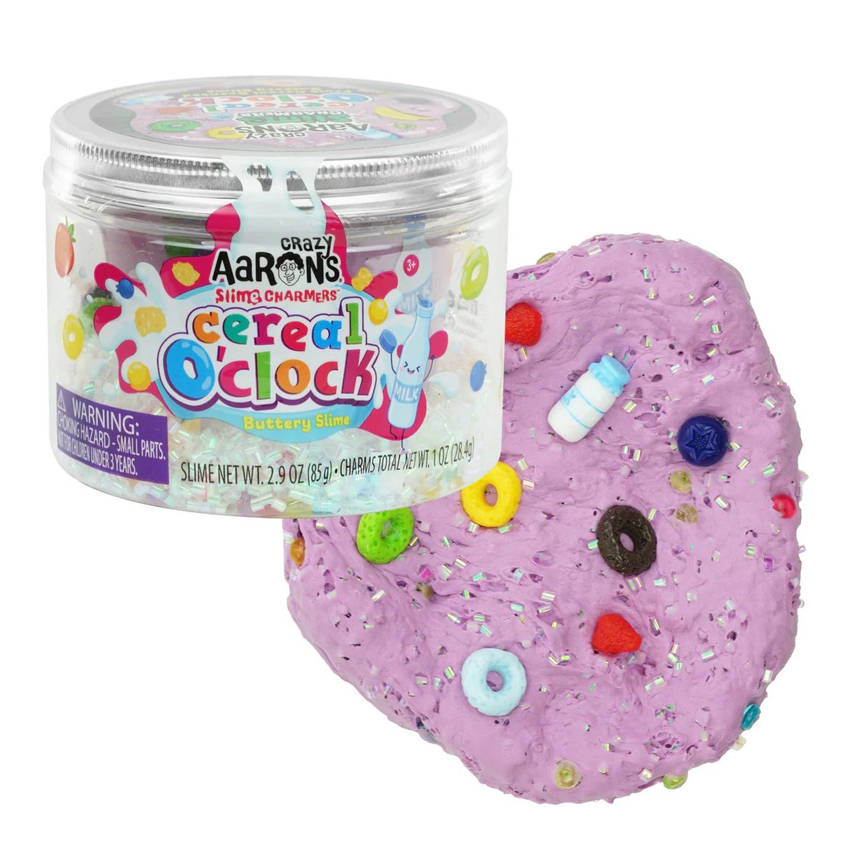 CRAZY AARONS Cereal O' Clock Buttery Slime | Mix It SLIME CHARMERS
