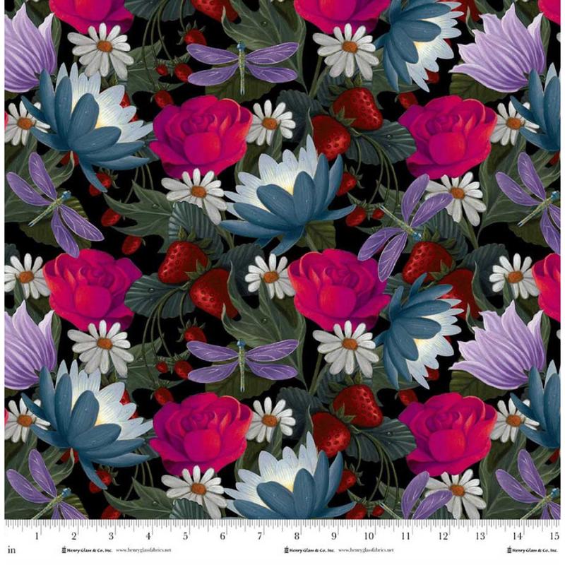 Serenade ~ Floral ~ 2150-99 Black