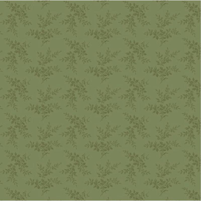 Cottage Florals ~ Sprig ~ R261216D GREEN