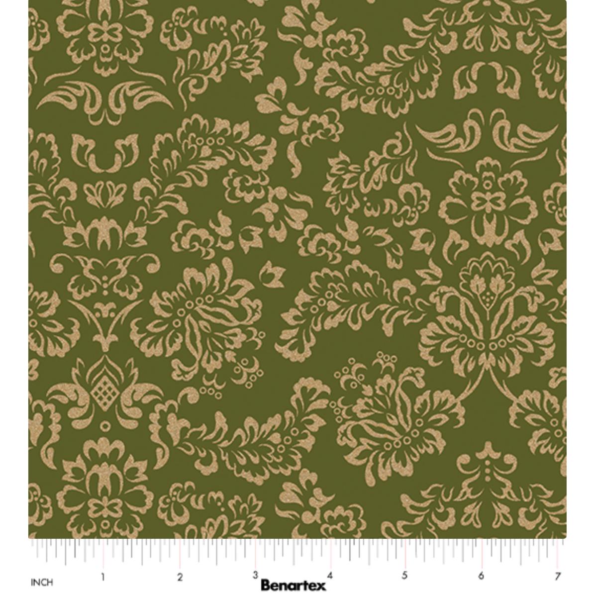 Harvest Keepsakes ~ Elegant Filigree 14744M-43 Olive Green