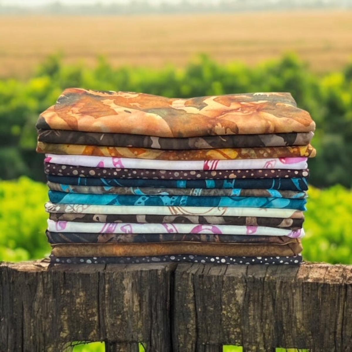 Bali Batik ~ Western Fat Quarter Bundle 14 pcs