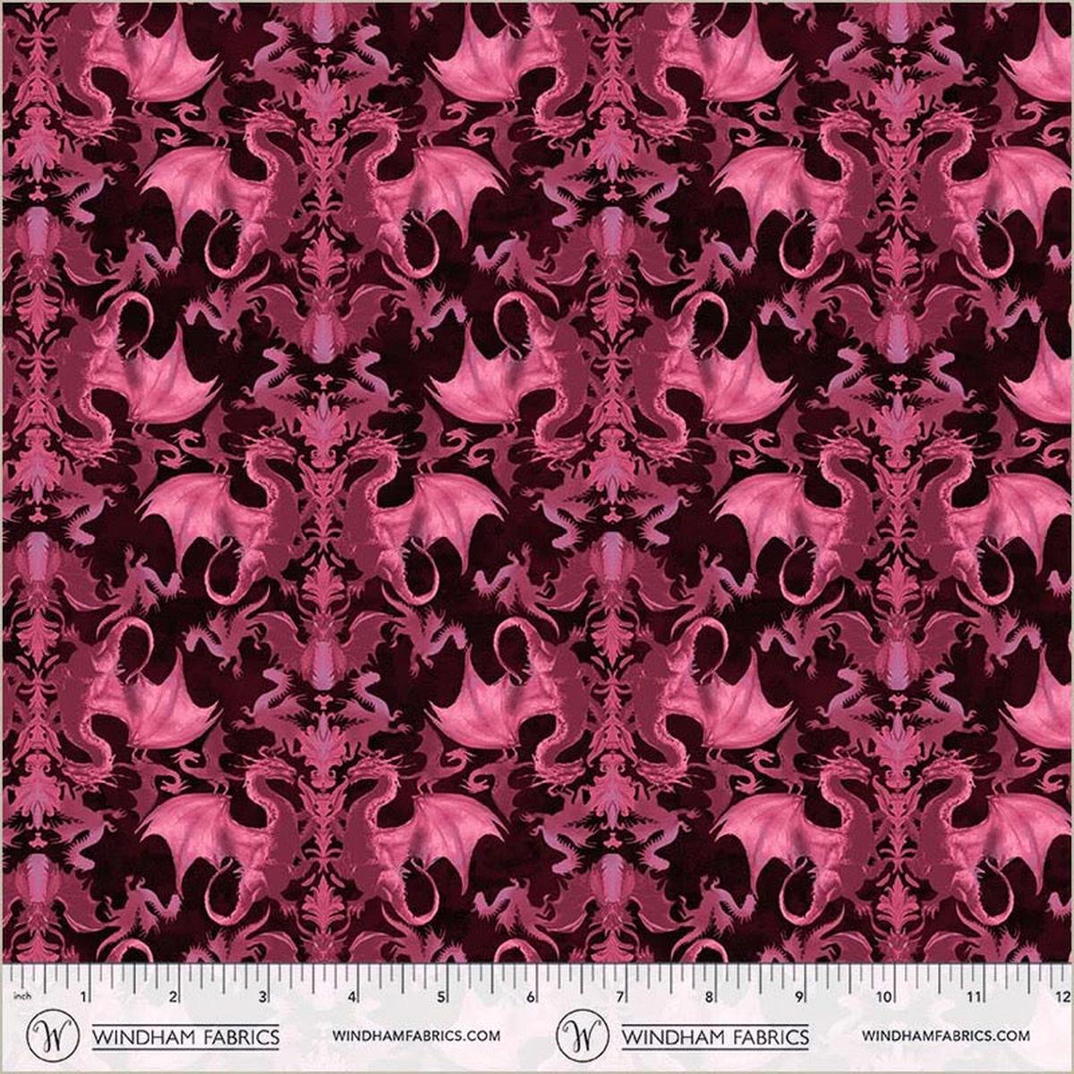 Dragon Kingdom ~ Heraldry ~ 54807D-2 Magenta