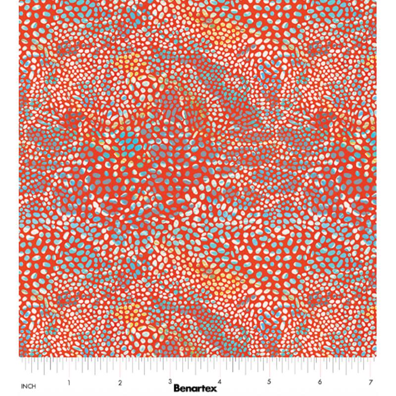 Under the Sea ~ Bubbly Trails 16533-25 Coral