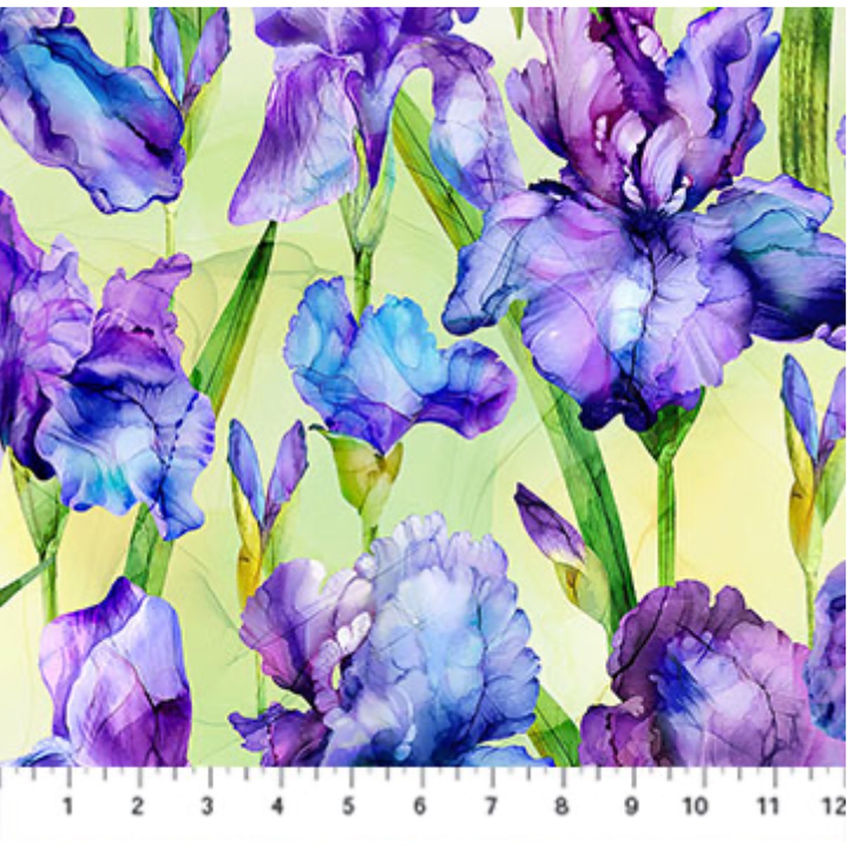 Infatuation ~ Iris Feature ~ DP28613-74 Green Multi