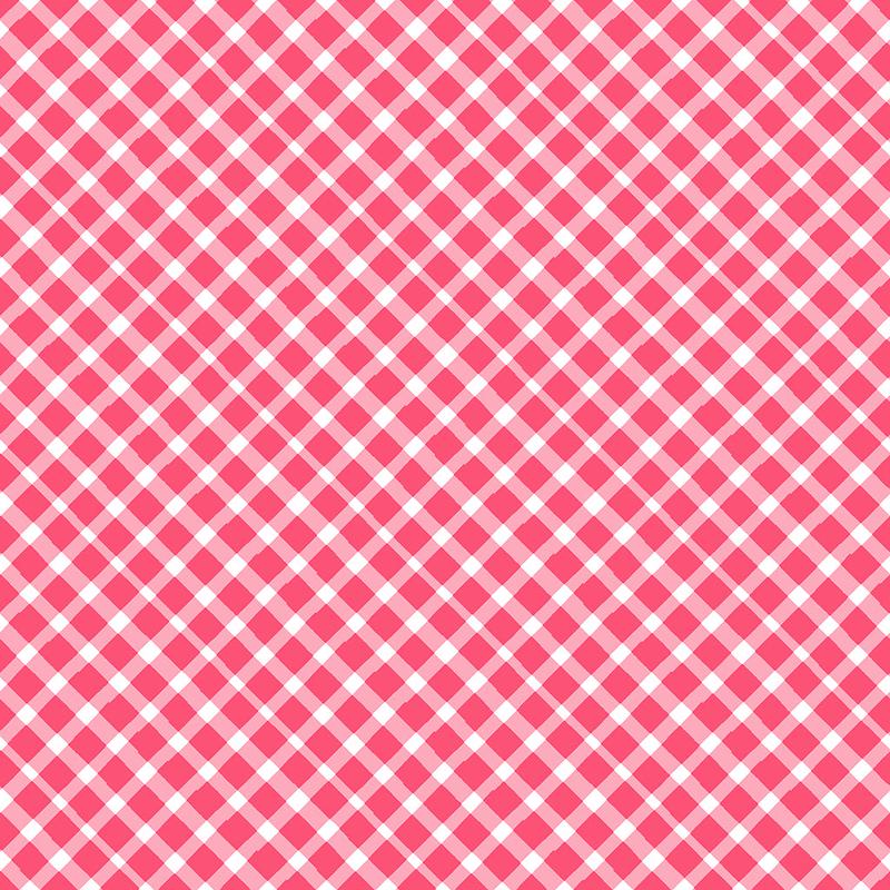 Love is in the Air ~ Diagonal Plaid ~ Y4293-4 Pink