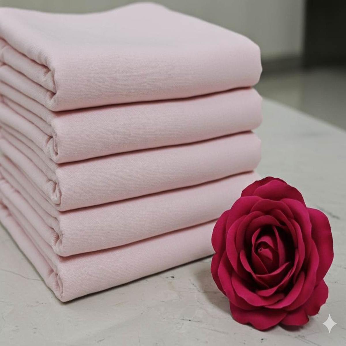 Pink Premium Mul Cotton Fabric