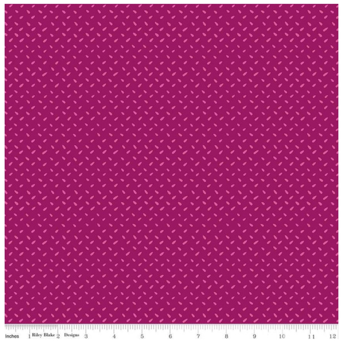 Poppies & Plumes ~ Tonal Texture C14296 Berry ~ One Yard