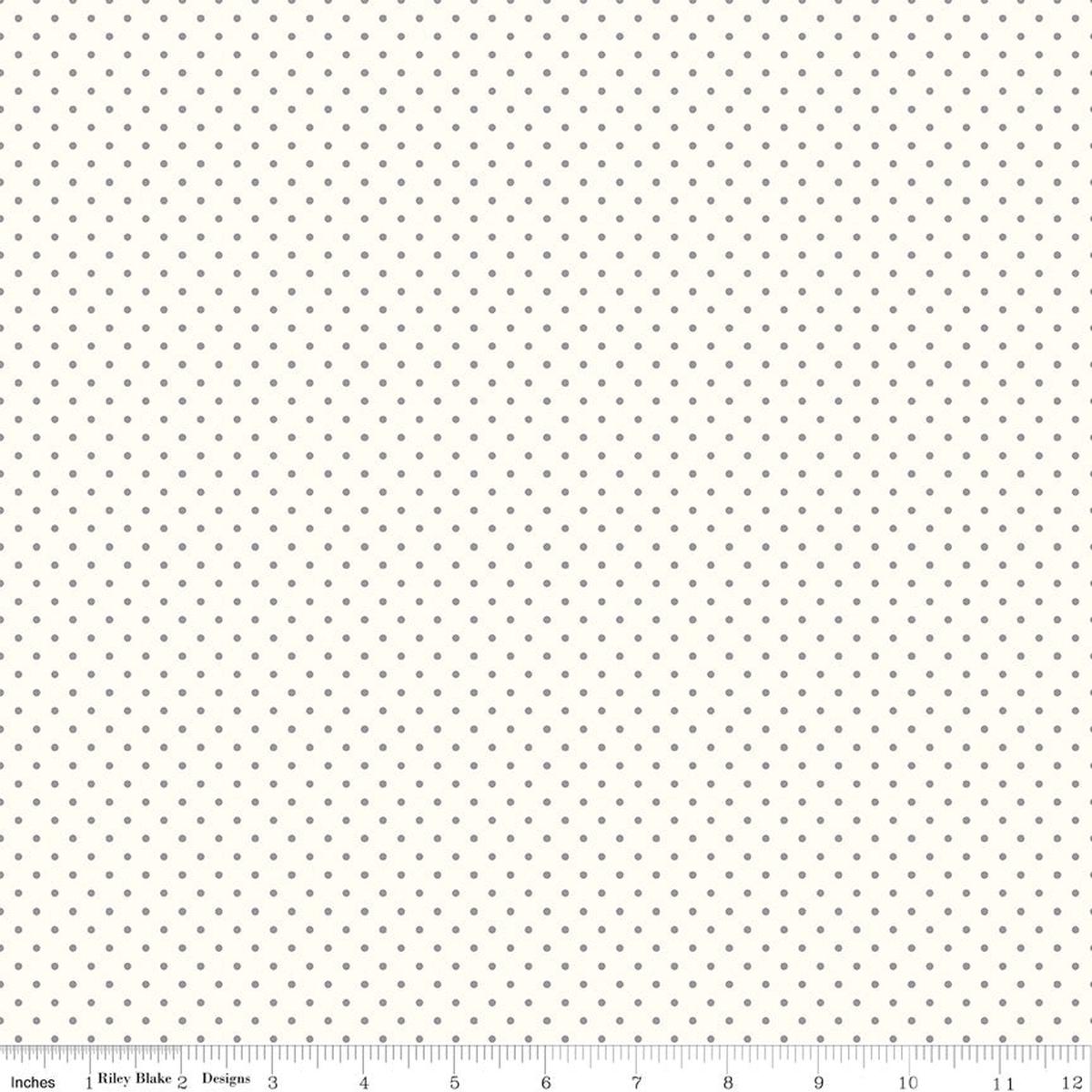 Swiss Dot Le Crme ~ C600-40 GRAY