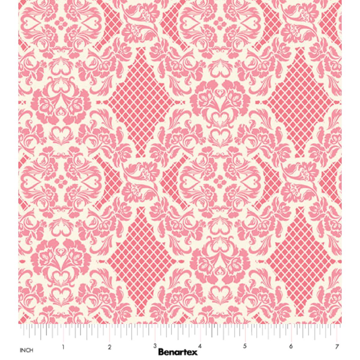 Cupid's Arrow ~ Romantic Lace ~ 15111 20 Light Pink ~ One Yard