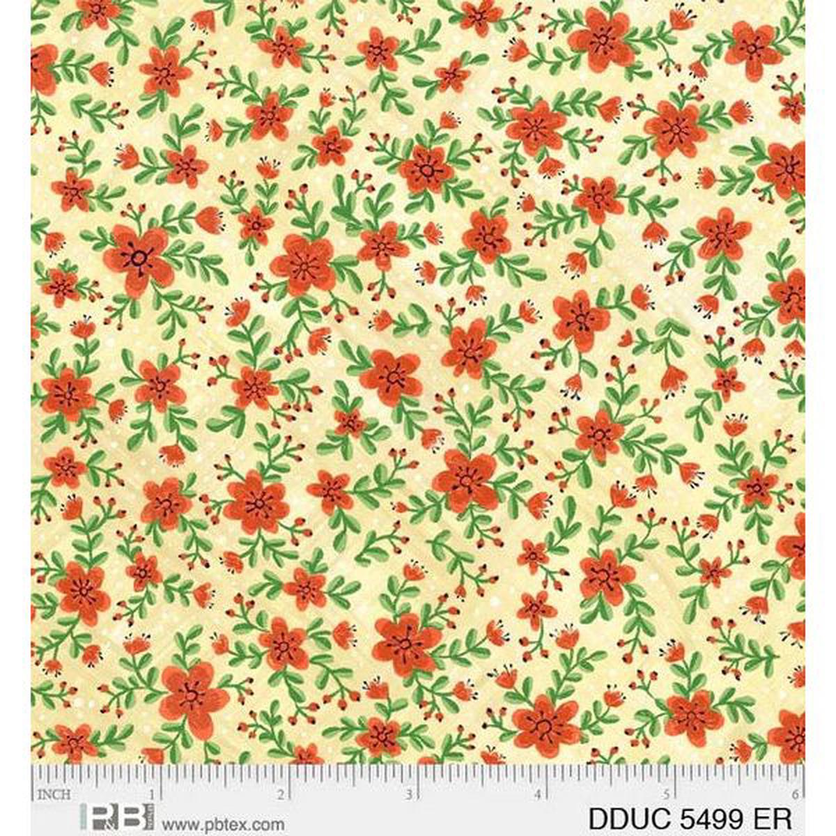 Darling Ducklings ~ Allover Floral ~ DDUC 05499 ER
