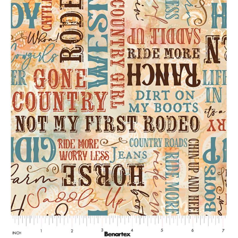 Gone Country ~ Words 14800-99 Multi