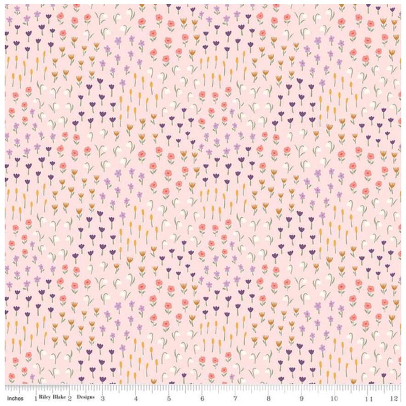 Let It Bloom ~ Meadow C14283-PINK ~ One Yard