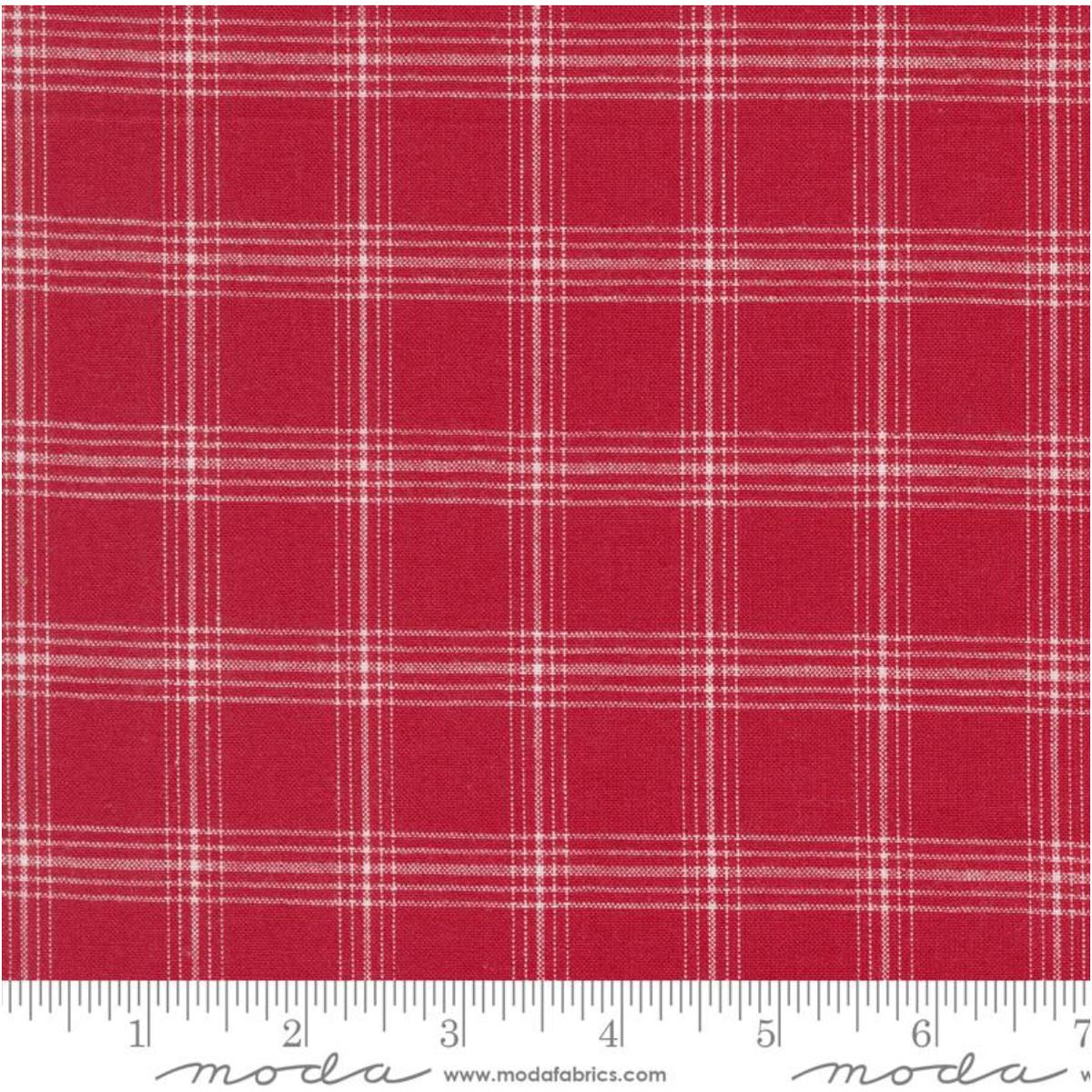 Panache ~ Wovens ~ Red White 12218 16 ~ One Yard