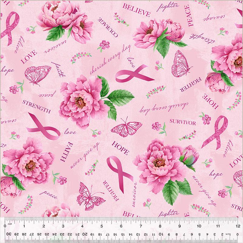 Strength & Love ~ Cherish Everyday ~ 54185-1 Light Pink ~ One Yard