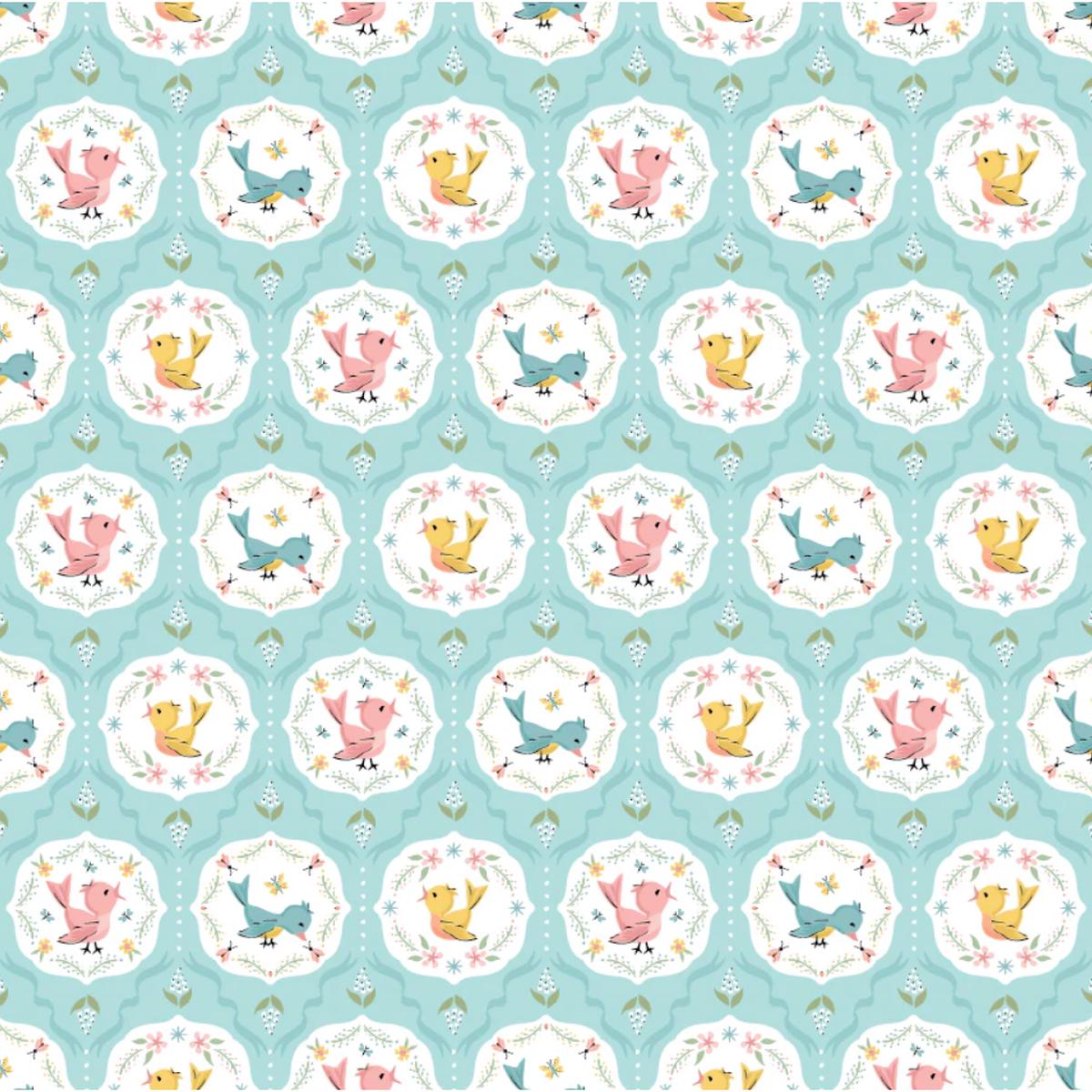 Finding Wonder ~ Tweeting Blue ~ FW24209~ One Yard