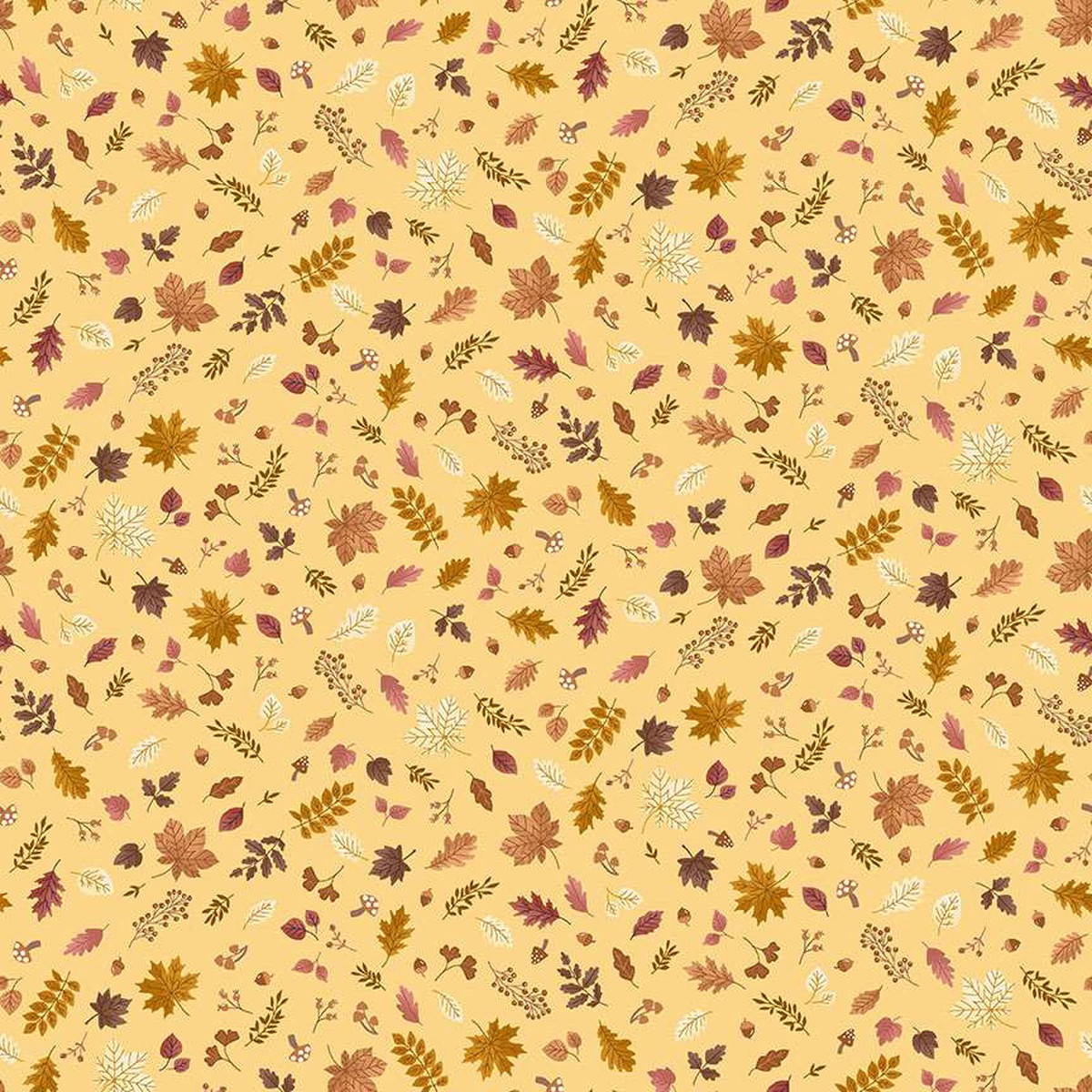 Hello Autumn ~ Foliage ~ MU-097-Y Yellow