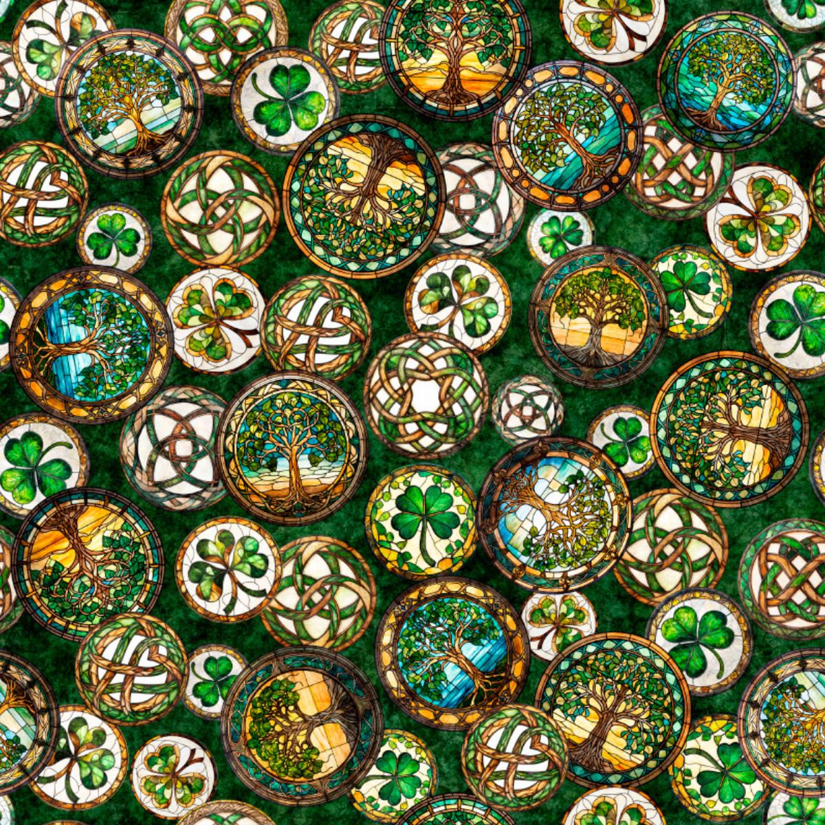 Spirit of Ireland ~ Celtic Medallions ~ 31653 F Forest