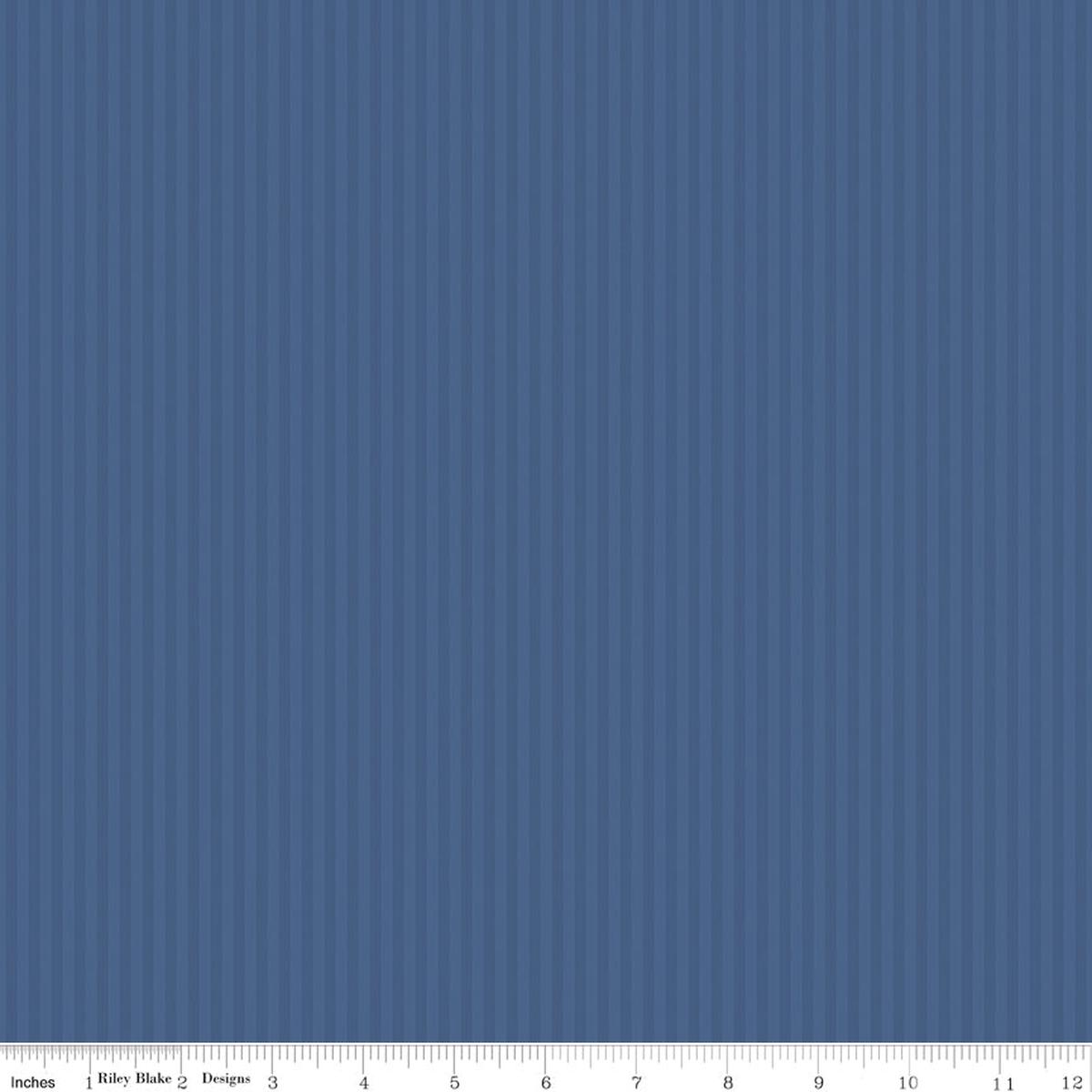Stripes 2024 ~ 1/8" Tonal Stripe ~ C500 DENIM