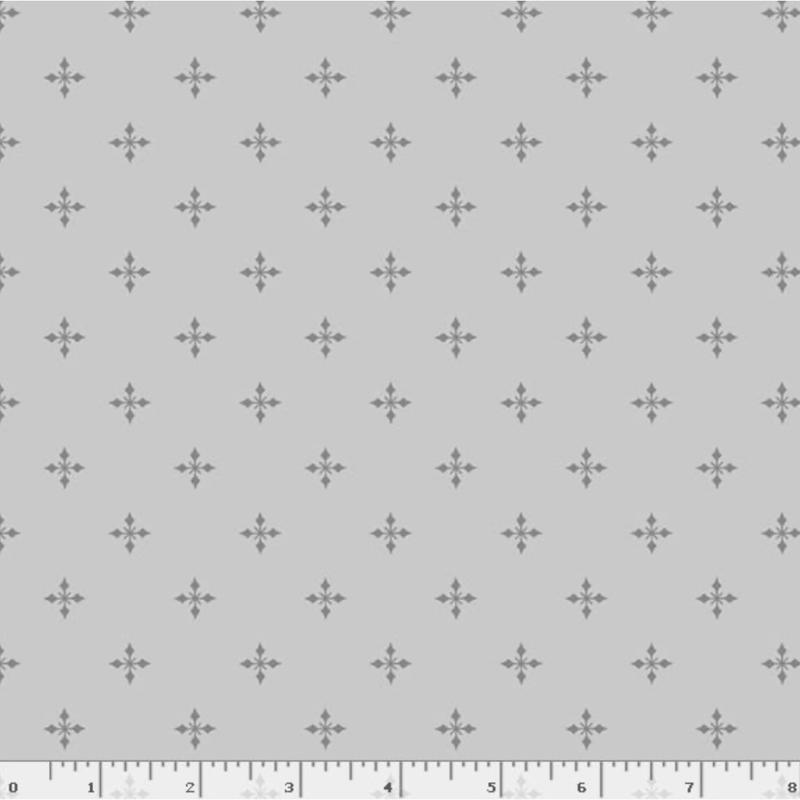 Bentley's Snowflakes ~ Sparkle ~ R650951D Grey ~ One Yard