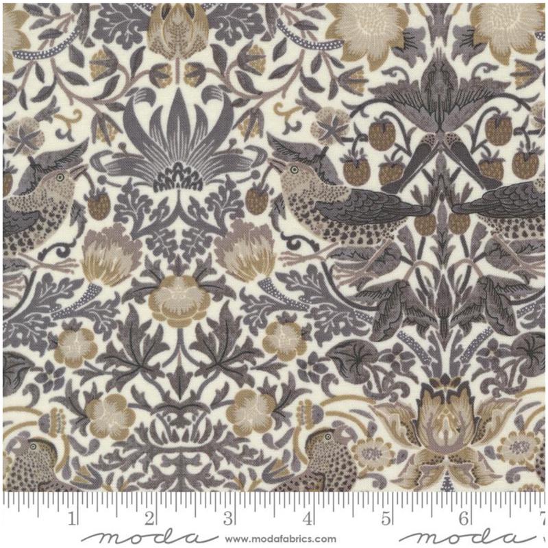 Ebony Suite ~ Strawberry Thief Damask Birds ~ Porcelain 8382 11