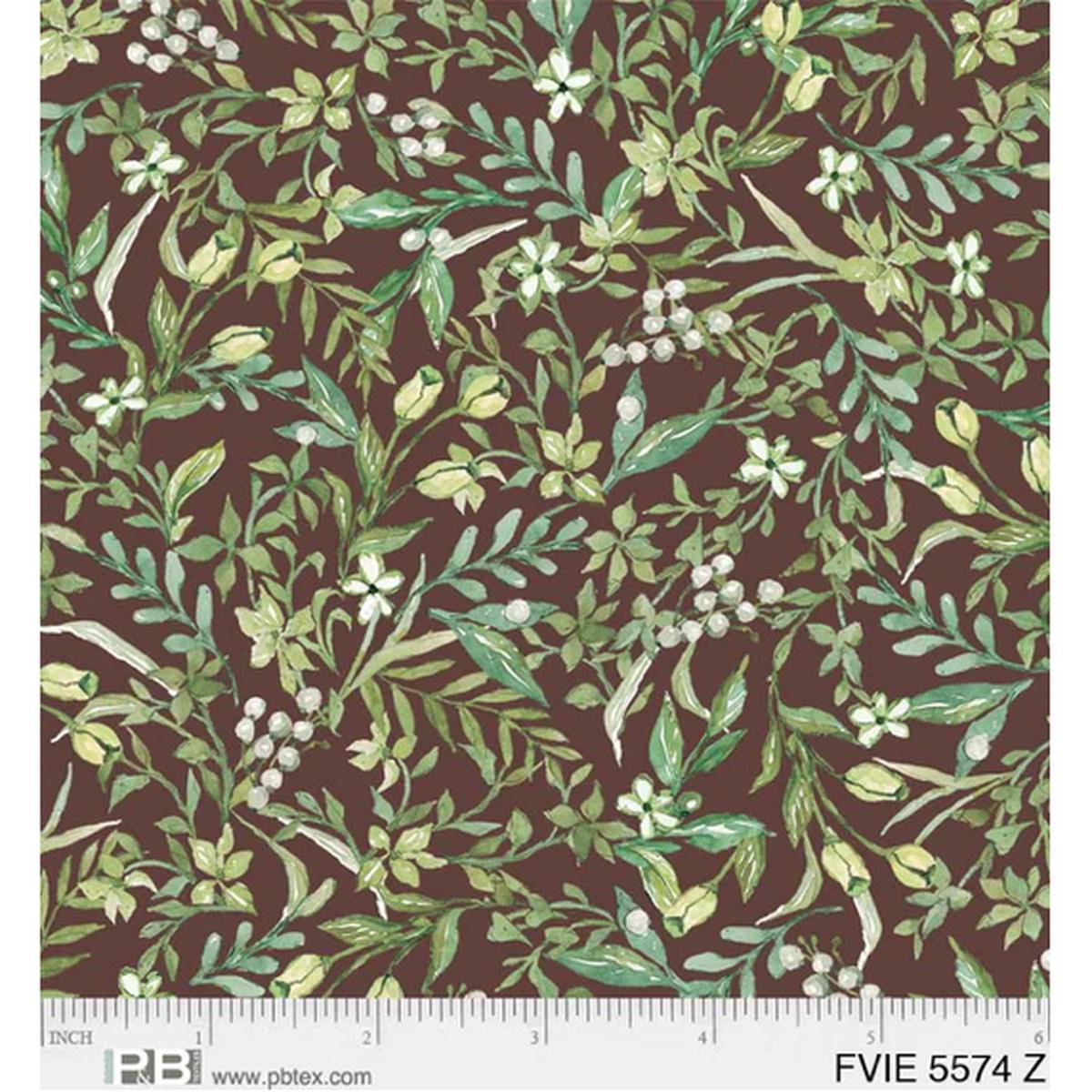 Farm View ~ Allover Leaves ~ 5574 Z ~ One Yard