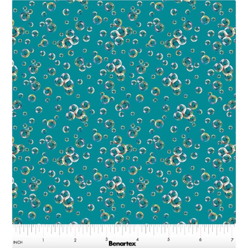 Under the Sea ~ Sea Bubbles 16534-84 Teal