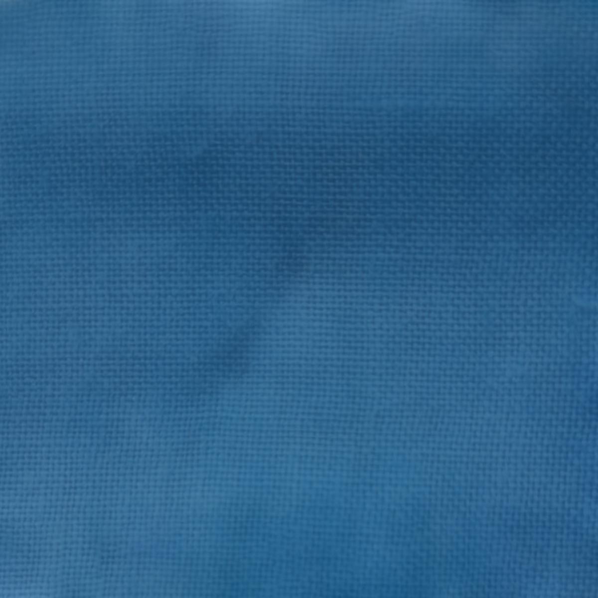 Aegean Blue Plain Glazed Cotton Fabric