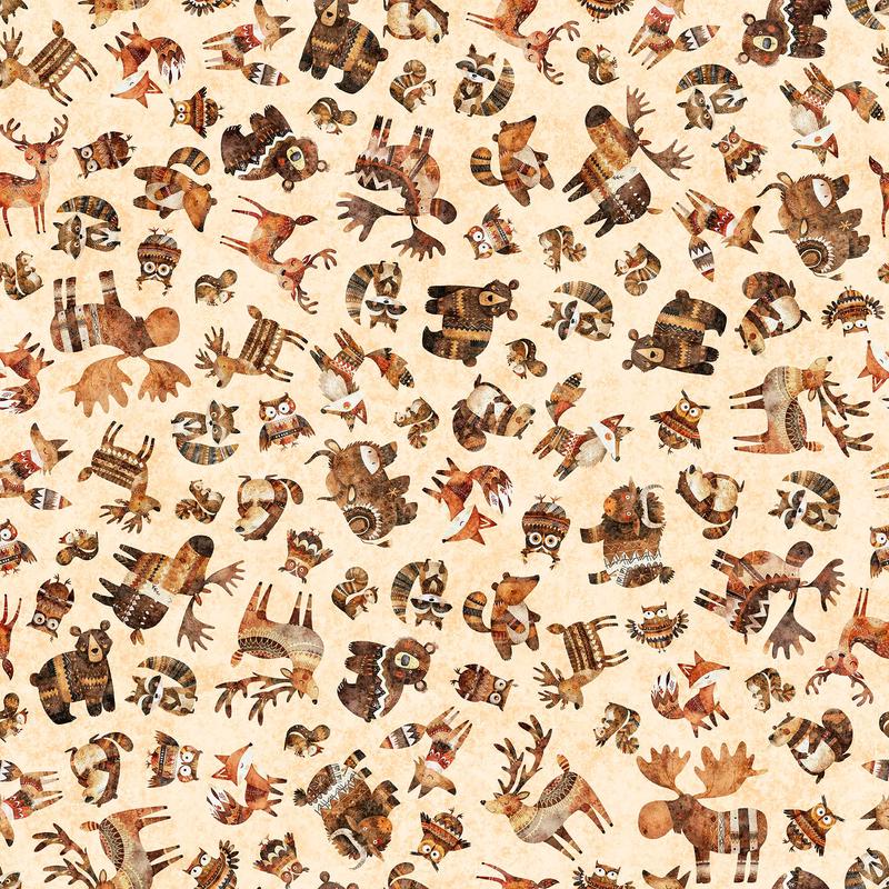 Bearsville ~ Woodland Toss ~ 31261 E Cream