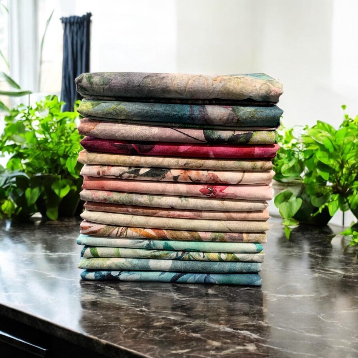 Blush Garden ~ Fat Quarter Bundle 15pcs