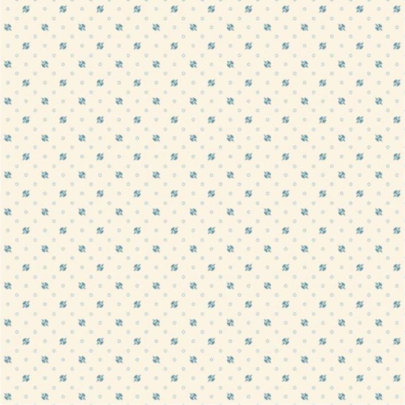 Cottage Florals ~ Mini Dots ~ R261218D AQUA