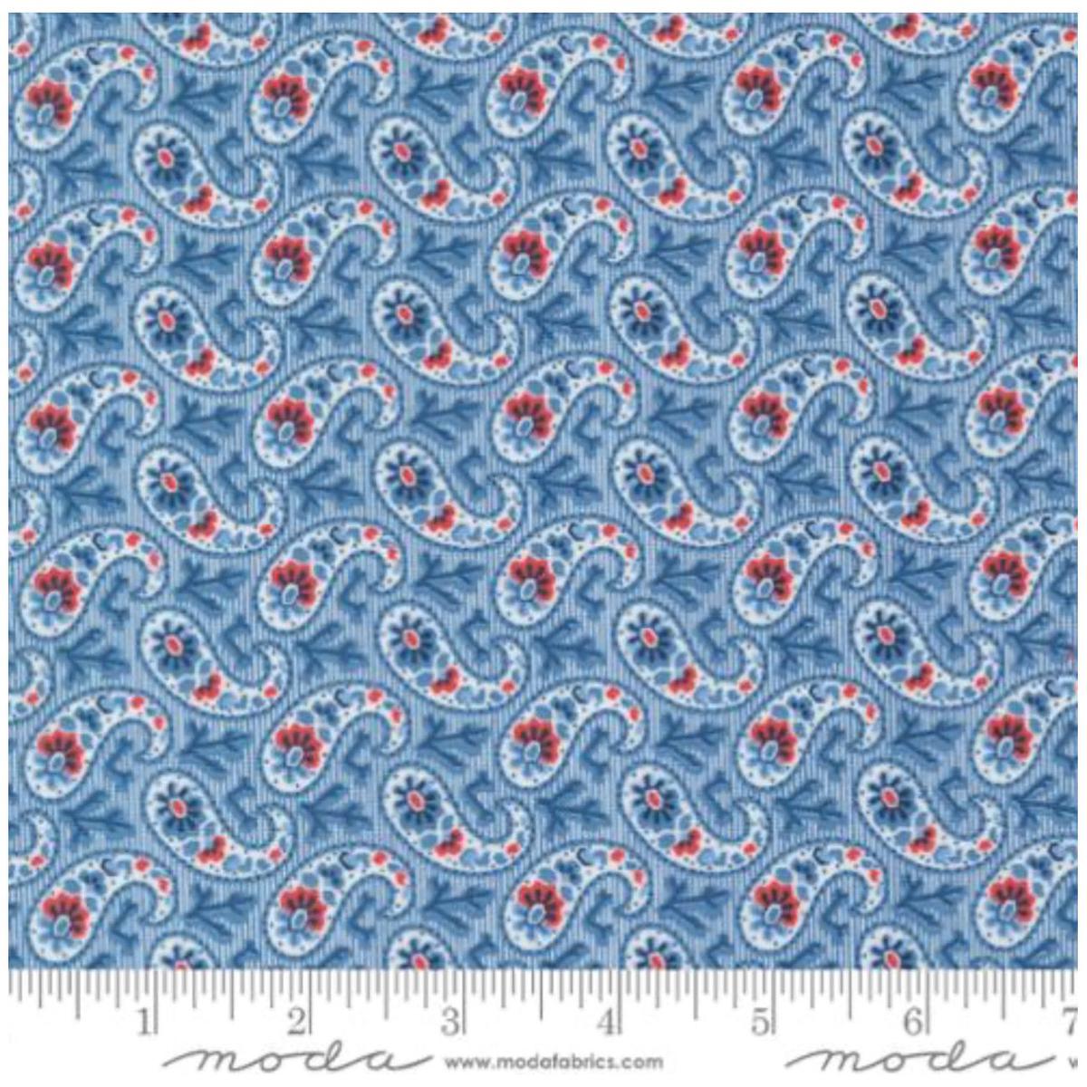 Grand Haven ~ 40" remnant ~ Bandana Paisley 14986 11 Sky