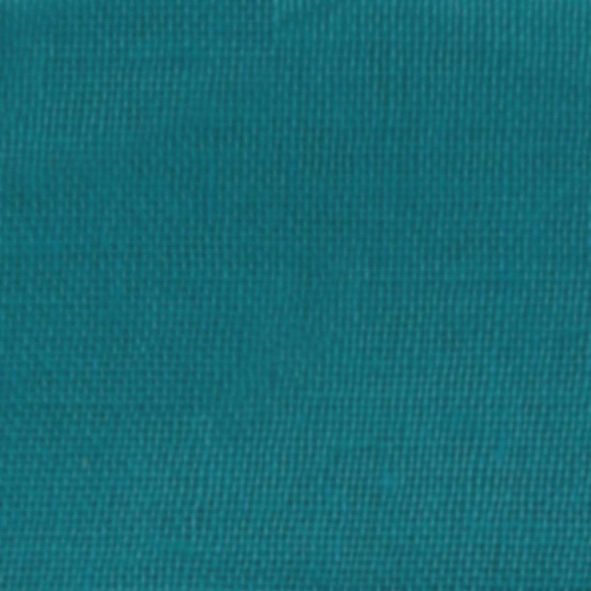 Marine Teal Plain Glazed Cotton Fabric