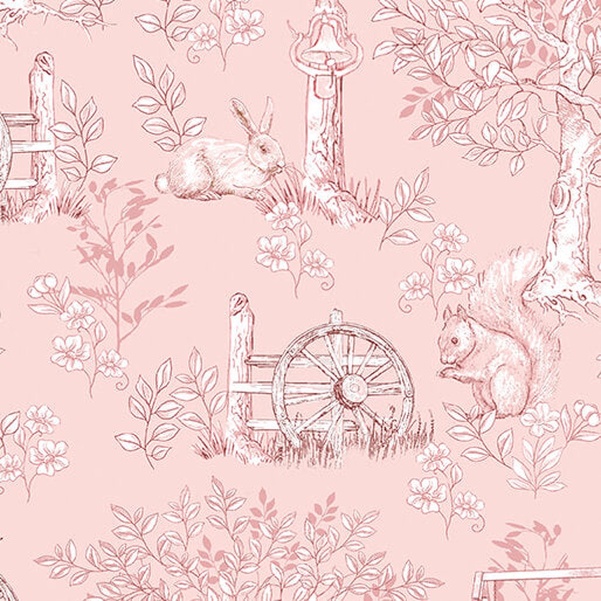 Montgomery-Mountain Charm ~ Belle Toile ~ 16809-22 Light Coraline