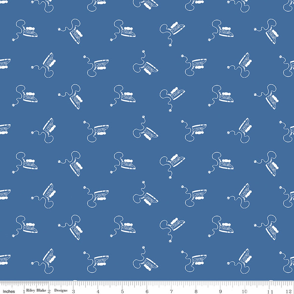Press On ~ Mini Irons ~ C15261-DENIM ~ One Yard
