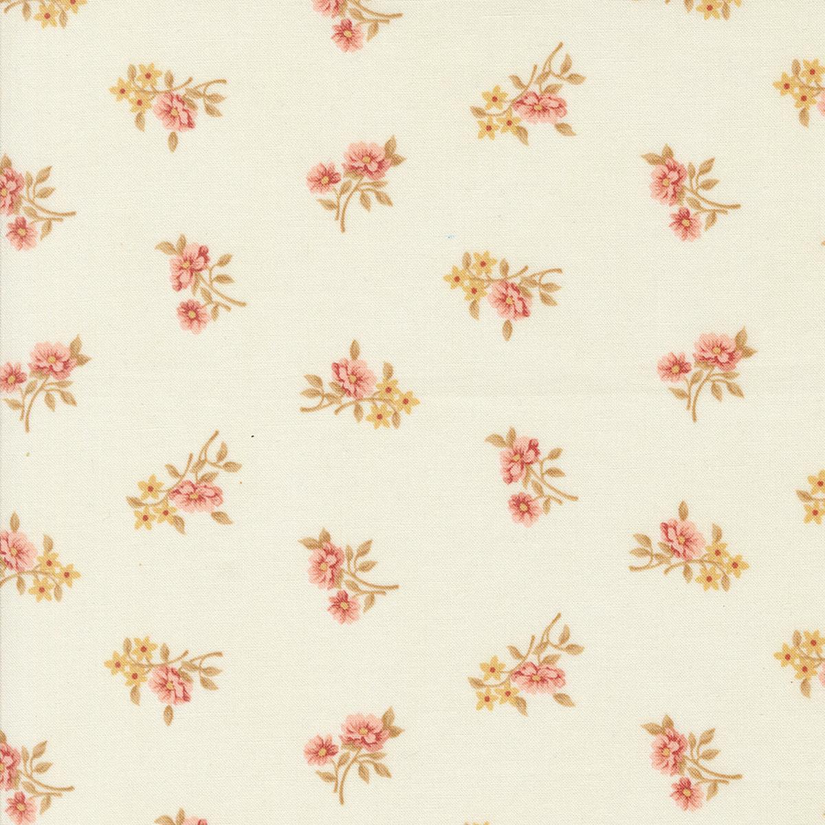 Sandalwood ~ Rosalie Small Floral 44385 11 Opal