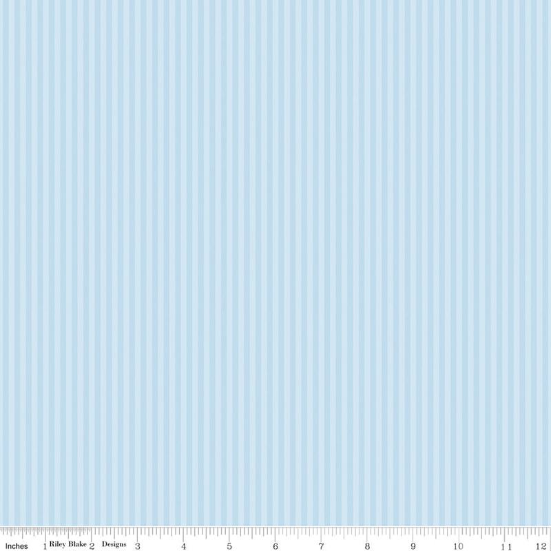Stripes 2024 ~ 1/8" Tonal Stripe ~ C500 BOYBLUE