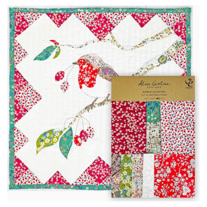 Alice Caroline | Liberty Tana Lawn Fabric Fabric Robin Cushion Kit