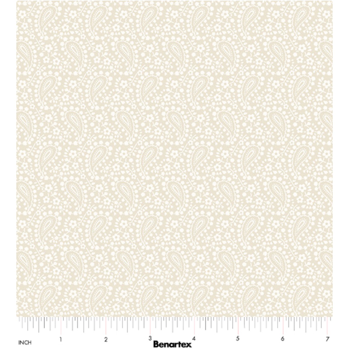 Classic Keepsakes ~ Paisley Floral ~ 14650-07 Ecru