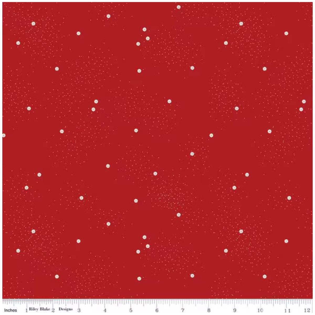 Dainty Daisy ~ Riley Blake ~ C665-BARNRED